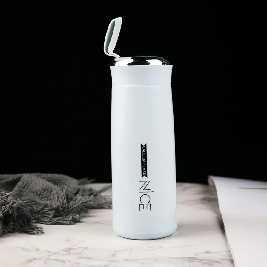 GadgetNest NICE Glass Bottle – 500ml Stylish Pastel-Colored Water Bottle