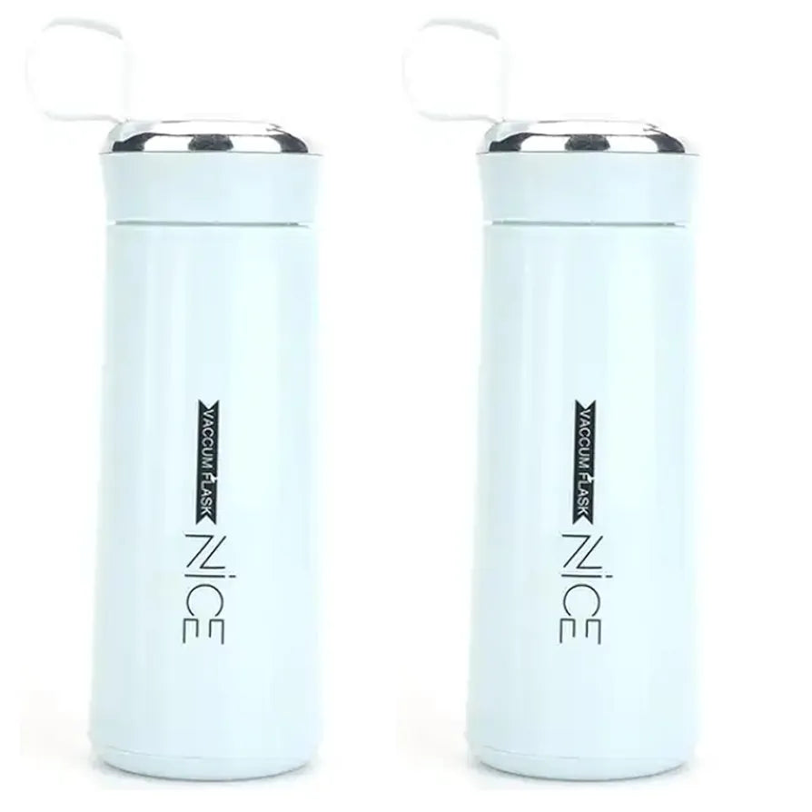 GadgetNest NICE Glass Bottle – 500ml Stylish Pastel-Colored Water Bottle