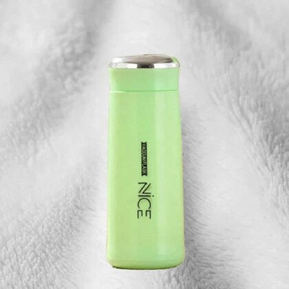 GadgetNest NICE Glass Bottle – 500ml Stylish Pastel-Colored Water Bottle