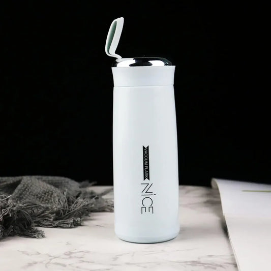 GadgetNest NICE Glass Bottle – 500ml Stylish Pastel-Colored Water Bottle