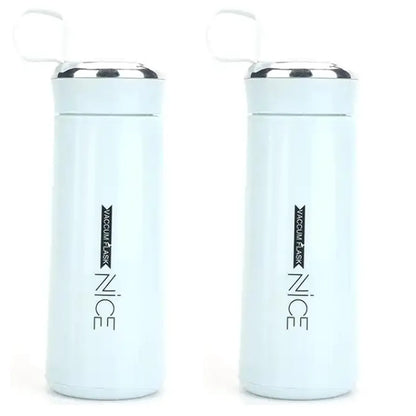 GadgetNest NICE Glass Bottle – 500ml Stylish Pastel-Colored Water Bottle